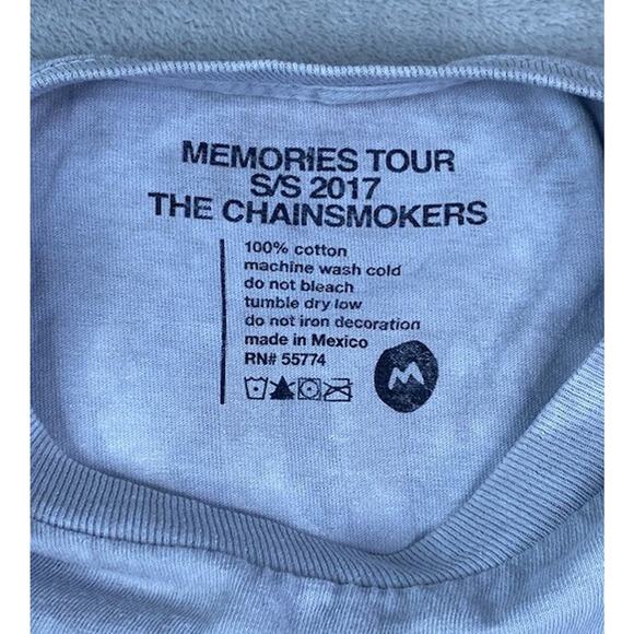 CHAINSMOKERS Memories Tie Dye T-shirt Womens M - Picture 7 of 11